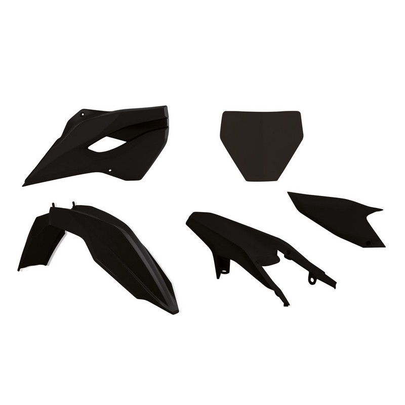 PLASTICS KIT HUSQVARNA TC125  FC250 FC350 FC450 14-15 TC250 14-16 BLACK - Image 1