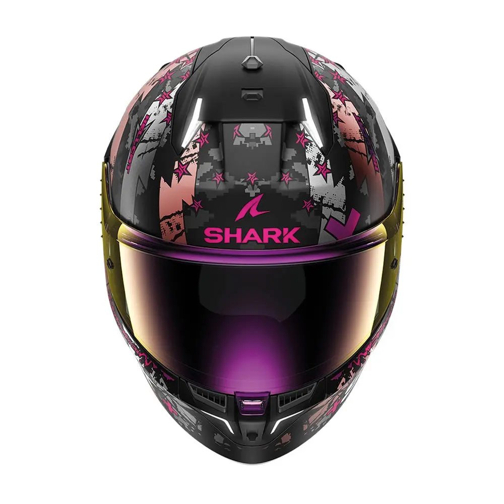 Shark Skwal i3 Hellcat Road Helmet Black/Chrome/Violet