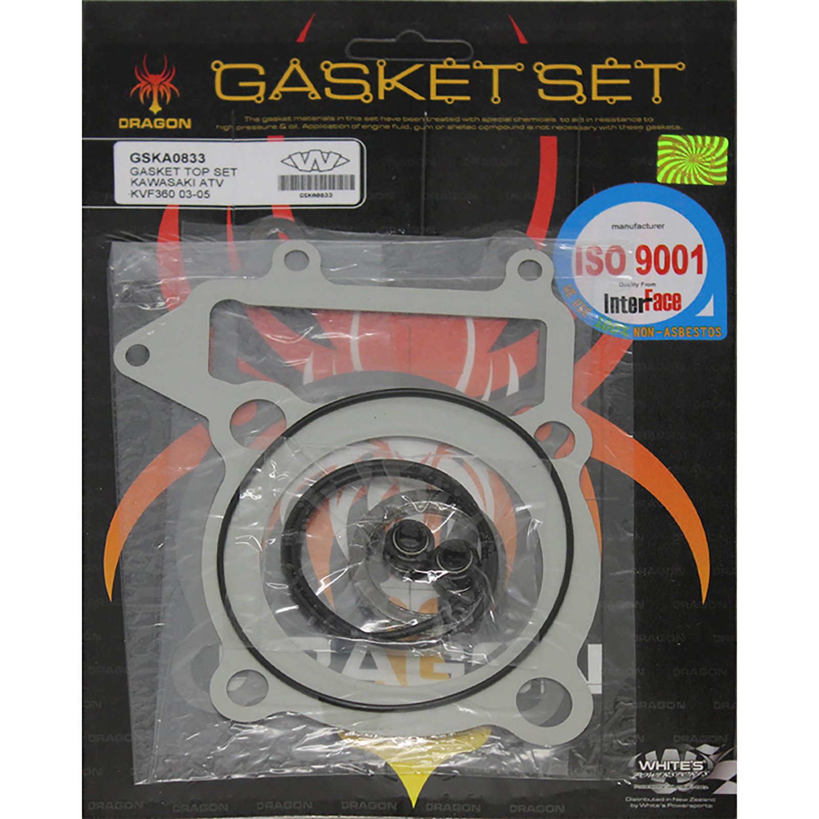 WHITES GASKET SET TOP KAW KVF360 A/B/C Prairie 03-11 - Image 1