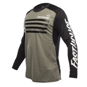 Fasthouse Alloy Stripe Long Sleeve Jersey Moss - Image 1