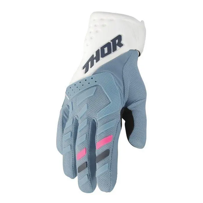 Thor Spectrum Motocross Gloves Ladies Blue/White