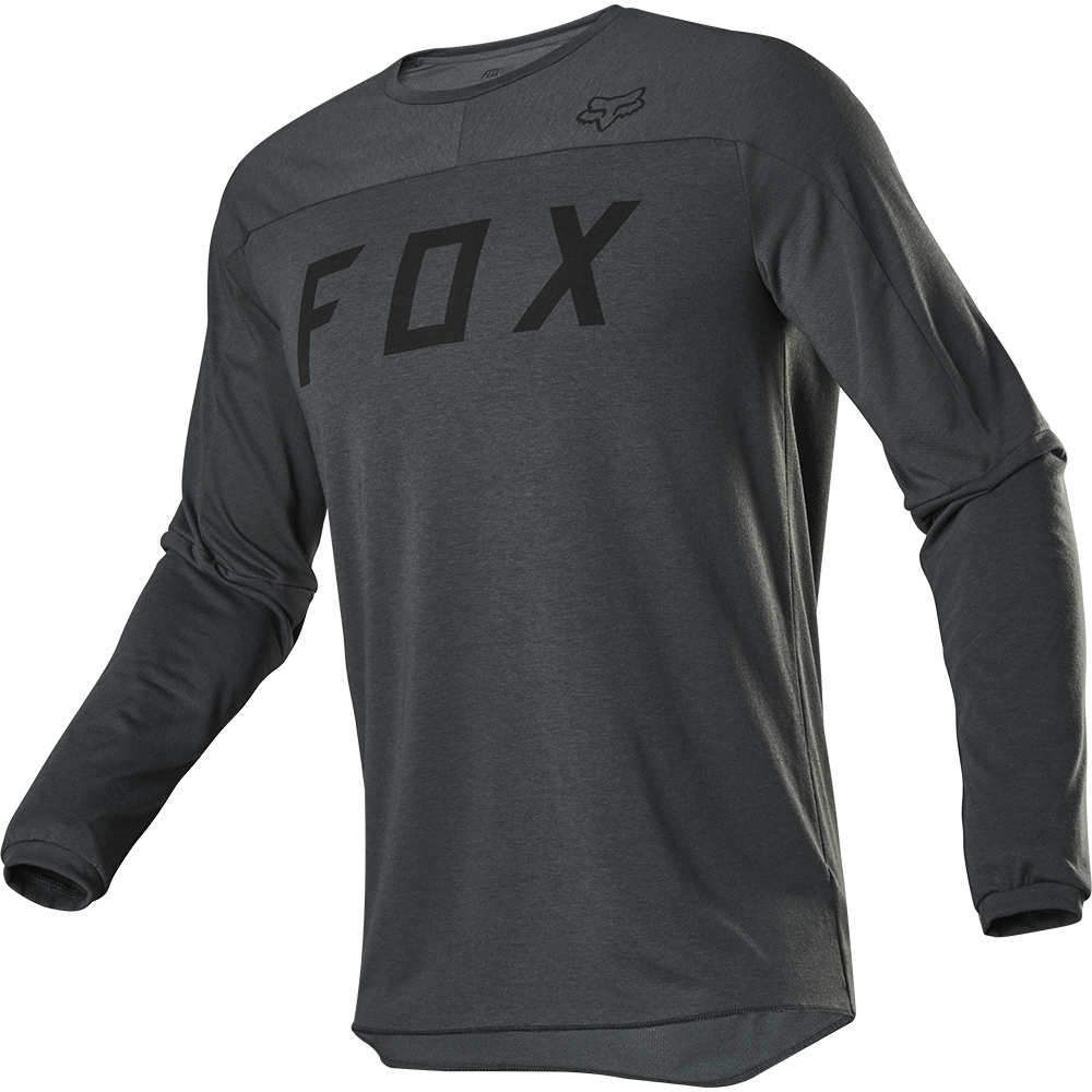 Motocross Jersey Fox Legion Dri-Release Poxy Black - Image 1