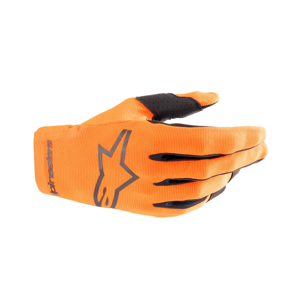 Alpinestars Radar Motocross Gloves Youth Hot Orange/Black - Image 1
