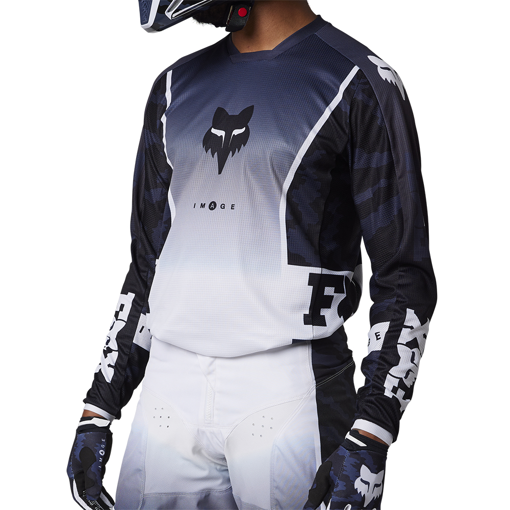 Fox 180 Nuklr Motocross Jeresy Deep Cobalt - Image 2