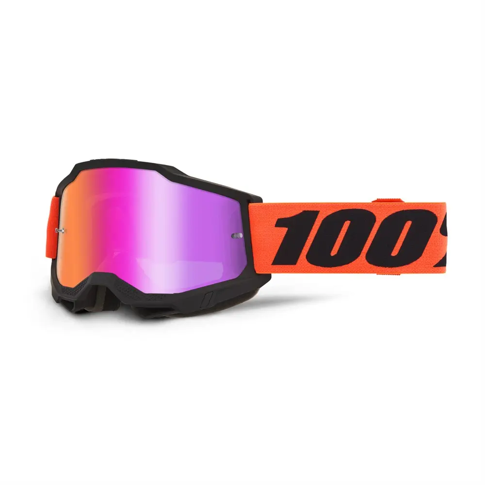 100% Accuri 2 Motocross Goggles Ferran - Mirror Dark Red Lens