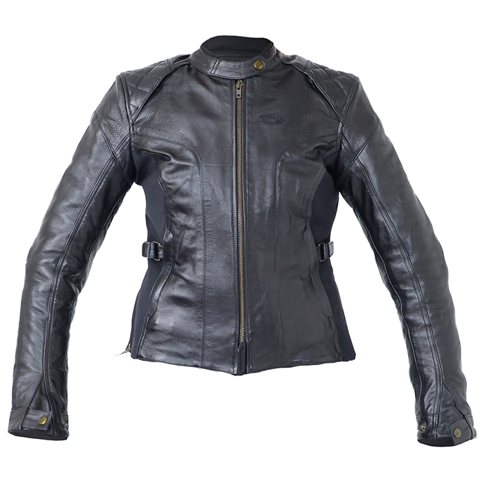 RST LADIES KATE LEATHER JACKET [BLACK] 14 - Image 1
