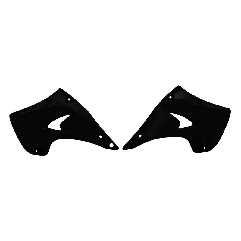 RADIATOR SHROUDS  RTECH KX125 KX250 03-10 BLACK - Image 1