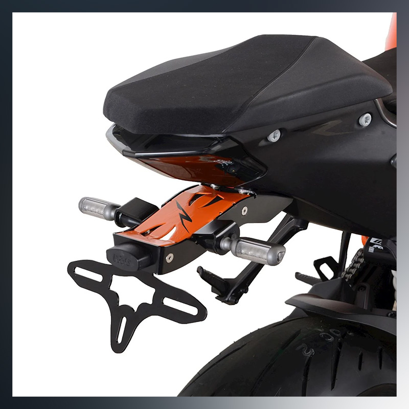 Tail Tidy KTM 1290 Superduke R Black-Orange R&G - Image 1