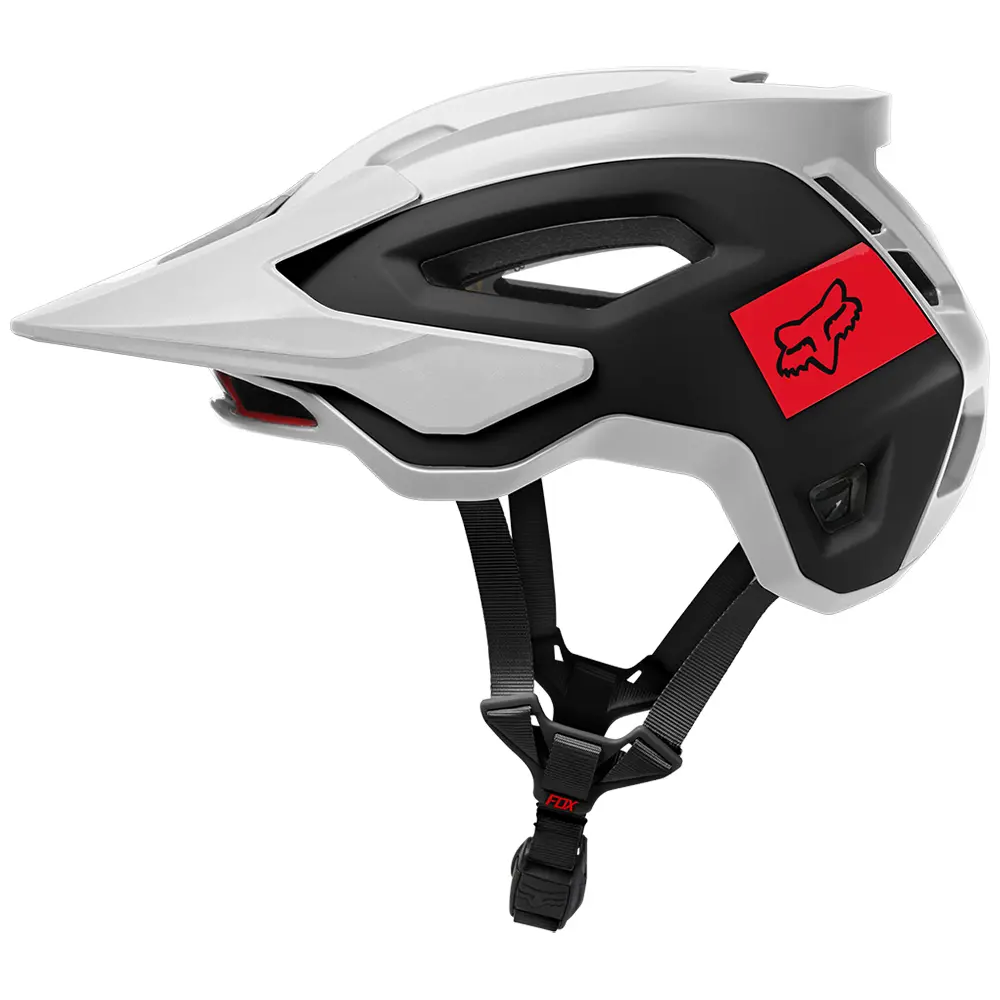 Fox Speedframe Pro Blocked Mips Bike Helmet White/Black