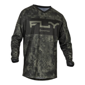 FLY Racing F-16 S.E. Kryptek Motocross Jersey Moss Grey / Black - Image 1