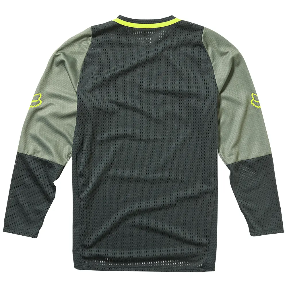 Jersey Fox Defend LS Youth Emerald