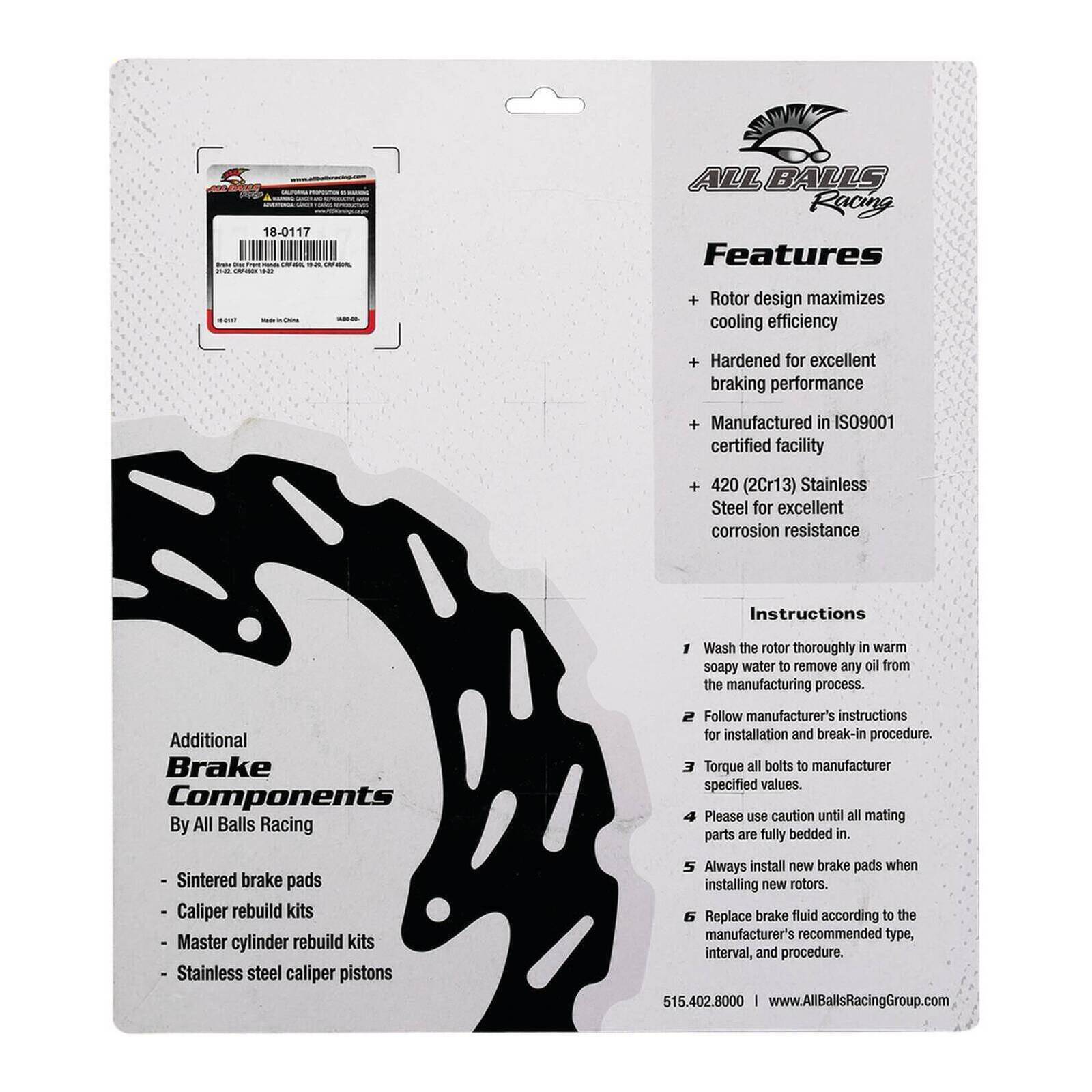 Brake Disc Front 18-0117 - Image 5