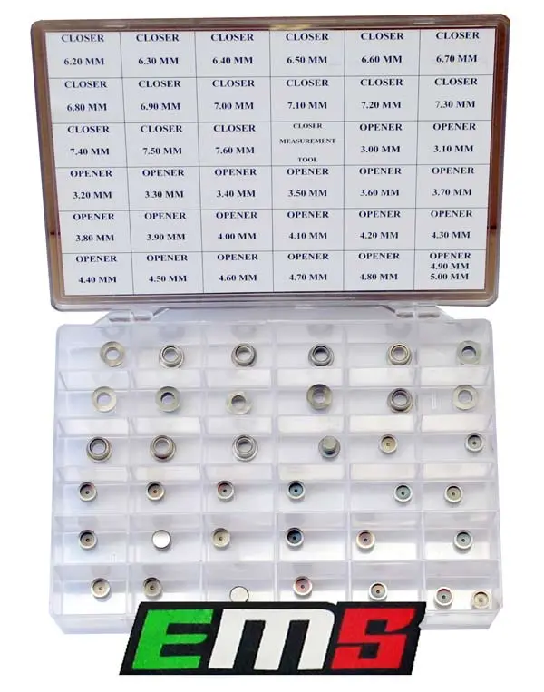 DUCATI SHIM KIT 2V 7mm SMALL - 16 pcs