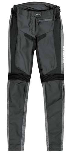 Spidi Teker Leather Road Pants Ladies Black - Image 1