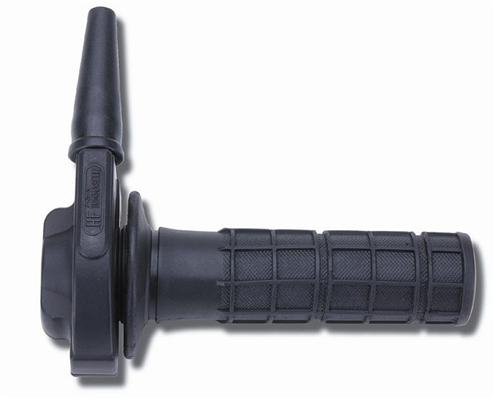 POLISHED ALU THROTTLE/GRIPS ONE CABLE 2.3D./mm 46mm MAX. - Image 1