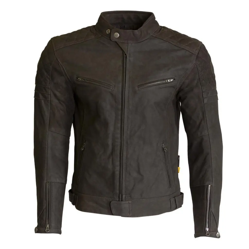 BSA Liberation Leather Road Jacket Brown