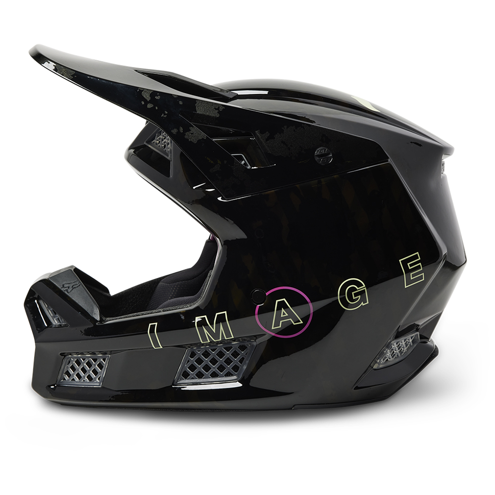 Fox V3 RS Detonate MIPS ECE Motocross Helmet Black - Image 3