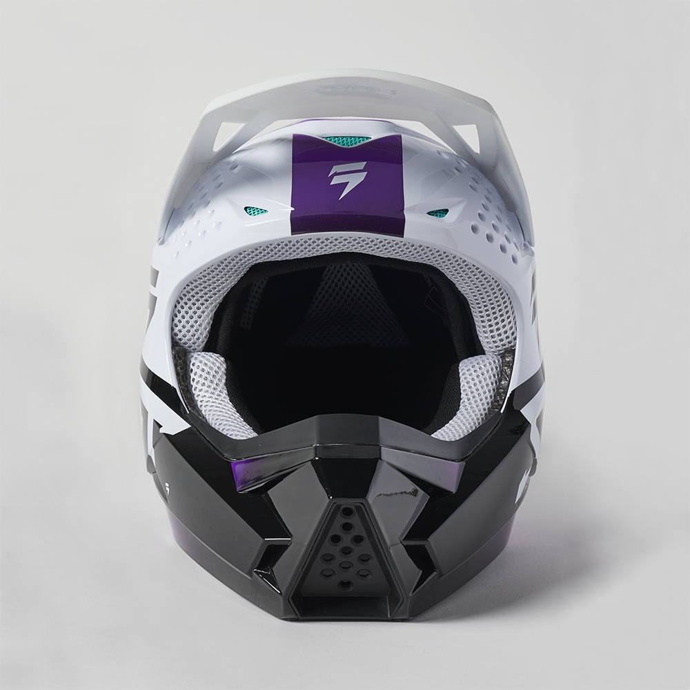 Motocross Helmet Shift White Label UV White/Ultraviolet - Image 5