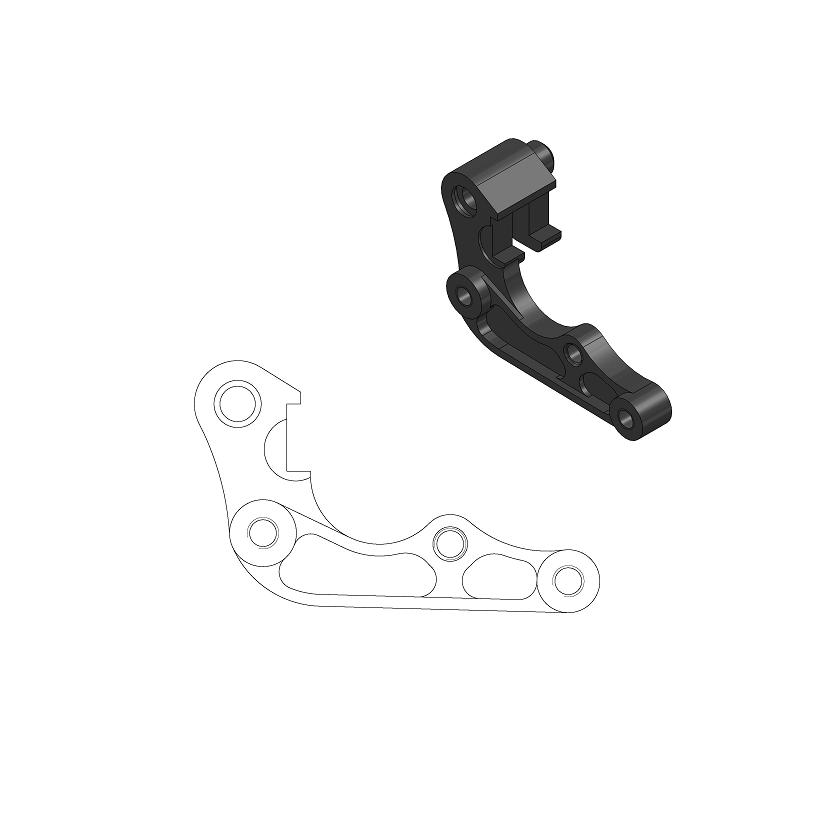 *BRAKE ADAPTER MOTO MASTER OVERSIZE 270MM HONDA CRF250R CRF450R 15-18 CRF450RX 17-18 - Image 1