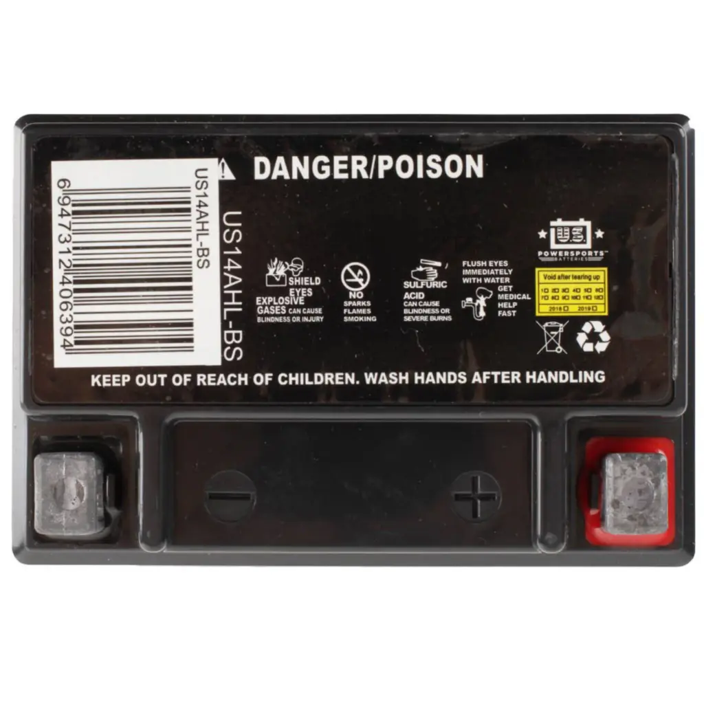 USPS AGM BATTERY US14AHL-BS YB14L-A2 *4 -L +R