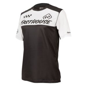 Fasthouse Alloy Block Short Sleeve Jersey White/Black - Image 1
