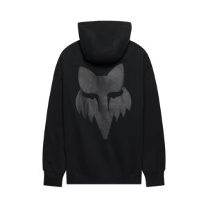 Fox Head Heavyweight Fleece Pullover Hoodie Black - Image 2
