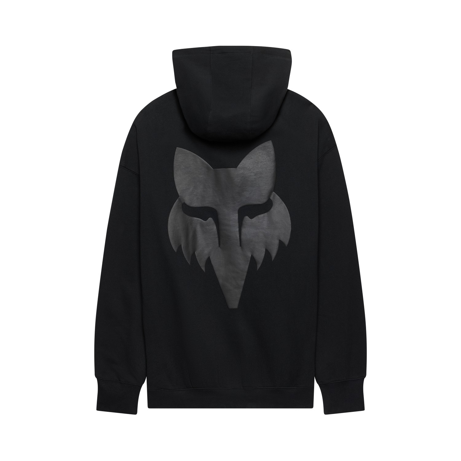 Fox Head Heavyweight Fleece Pullover Hoodie Black - Image 2