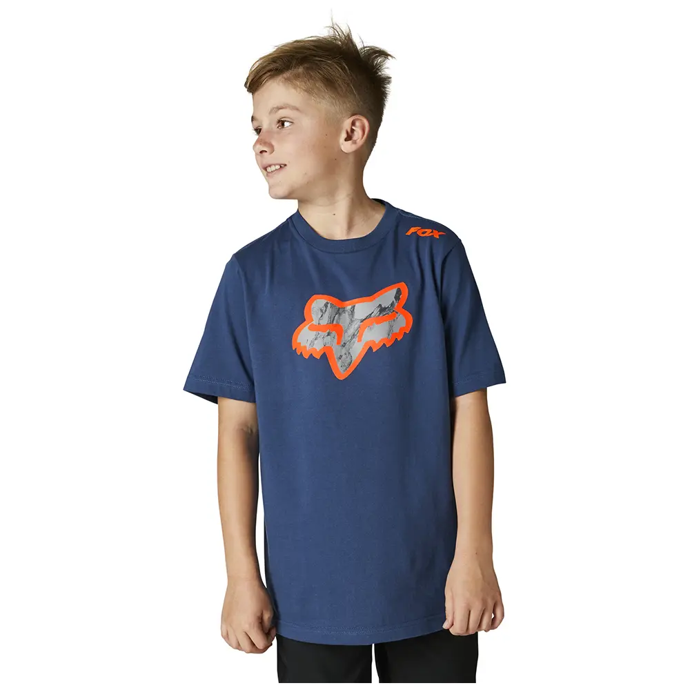 Fox Karrera Head Tee Youth Dark Indigo