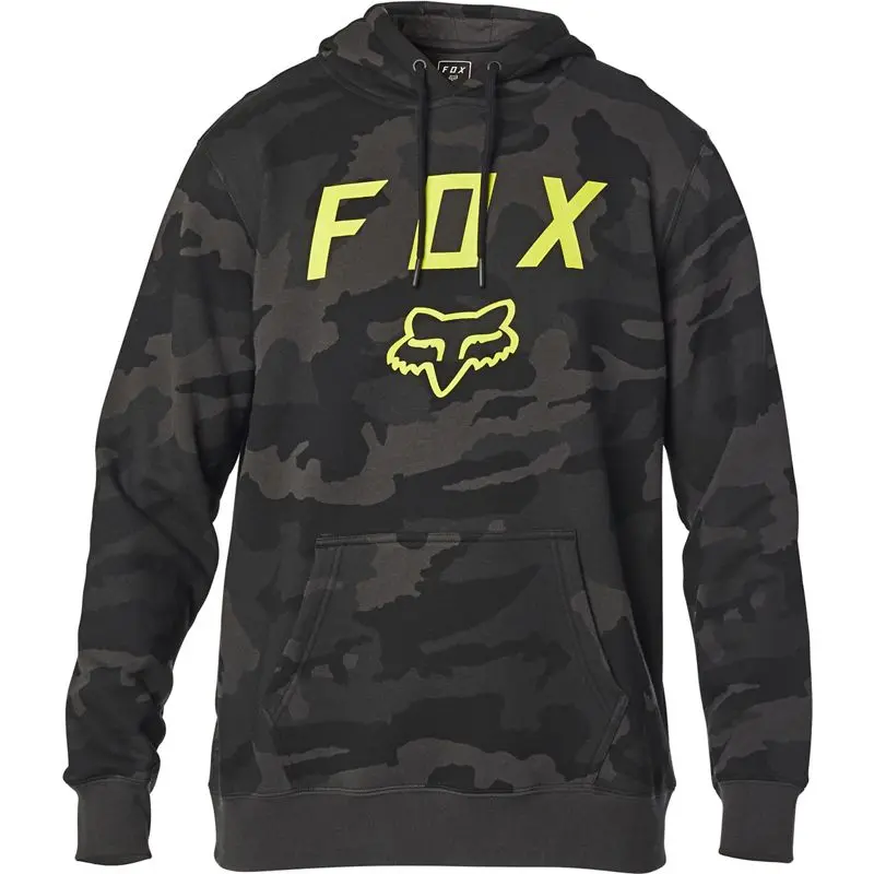 Hoodie Fox Legacy Moth Fleece Black Camo