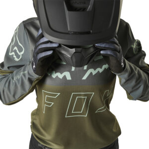 Fox Legion LT Womens Green Motocross Jersey - Image 8
