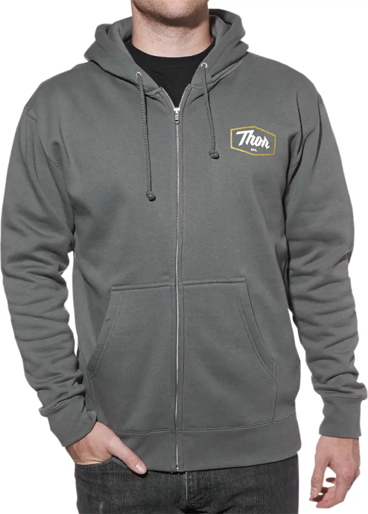 Hoody Thor Script Charcoal