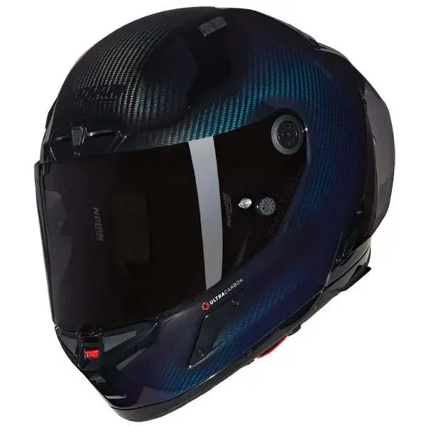 Nolan Xseries X-804 RS Ultra Carbon Full Face Helmet - liquido blue