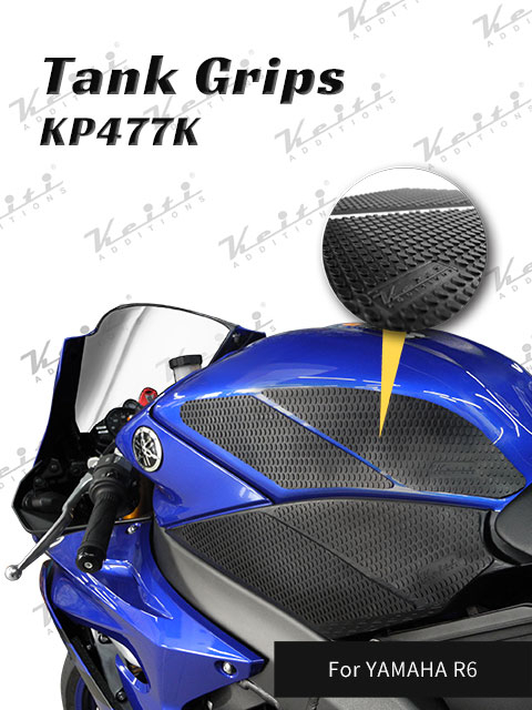 KEITI TANK GRIPS KAWASAKI NINJA 400 KP472K [BLACK] NS - Image 8