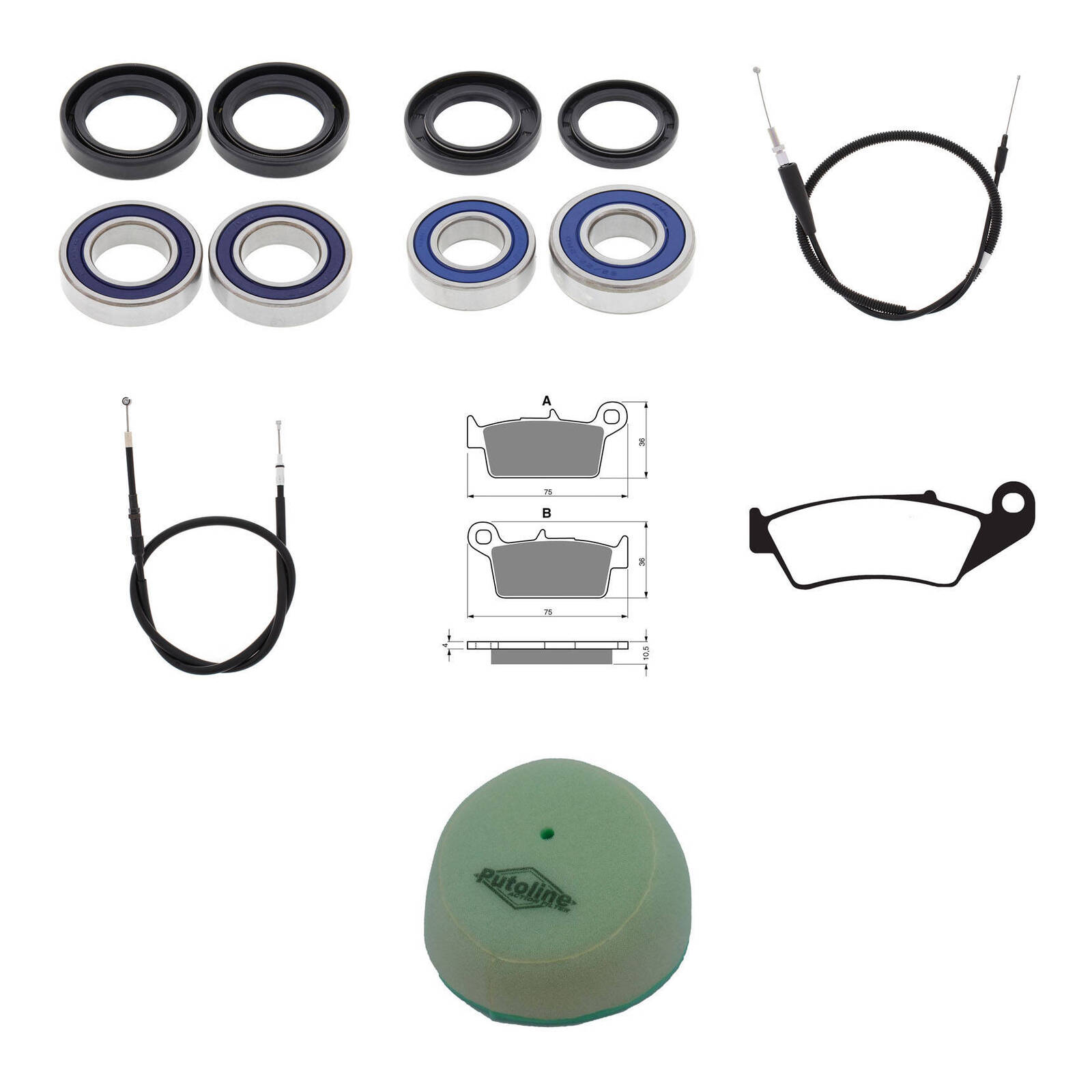 Offroad Refurb Kit - Yamaha YZ250 '00-'01 - Image 1