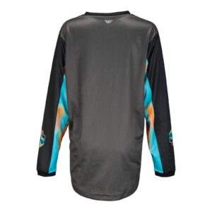 Fly F-16 Motocross Jeresy Ladies Grey/Pink/Blue - Image 2