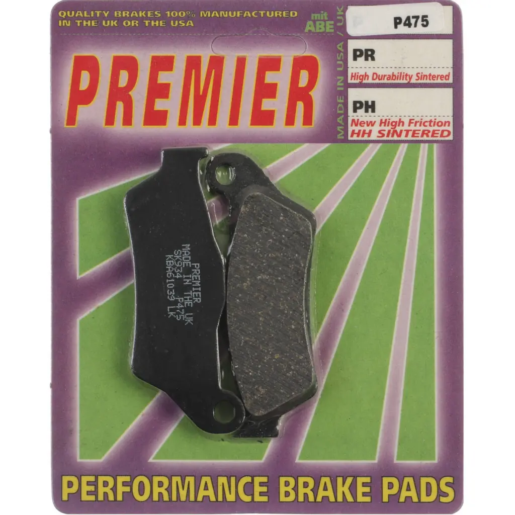 PREMIER BRAKE PADS P475 - HD