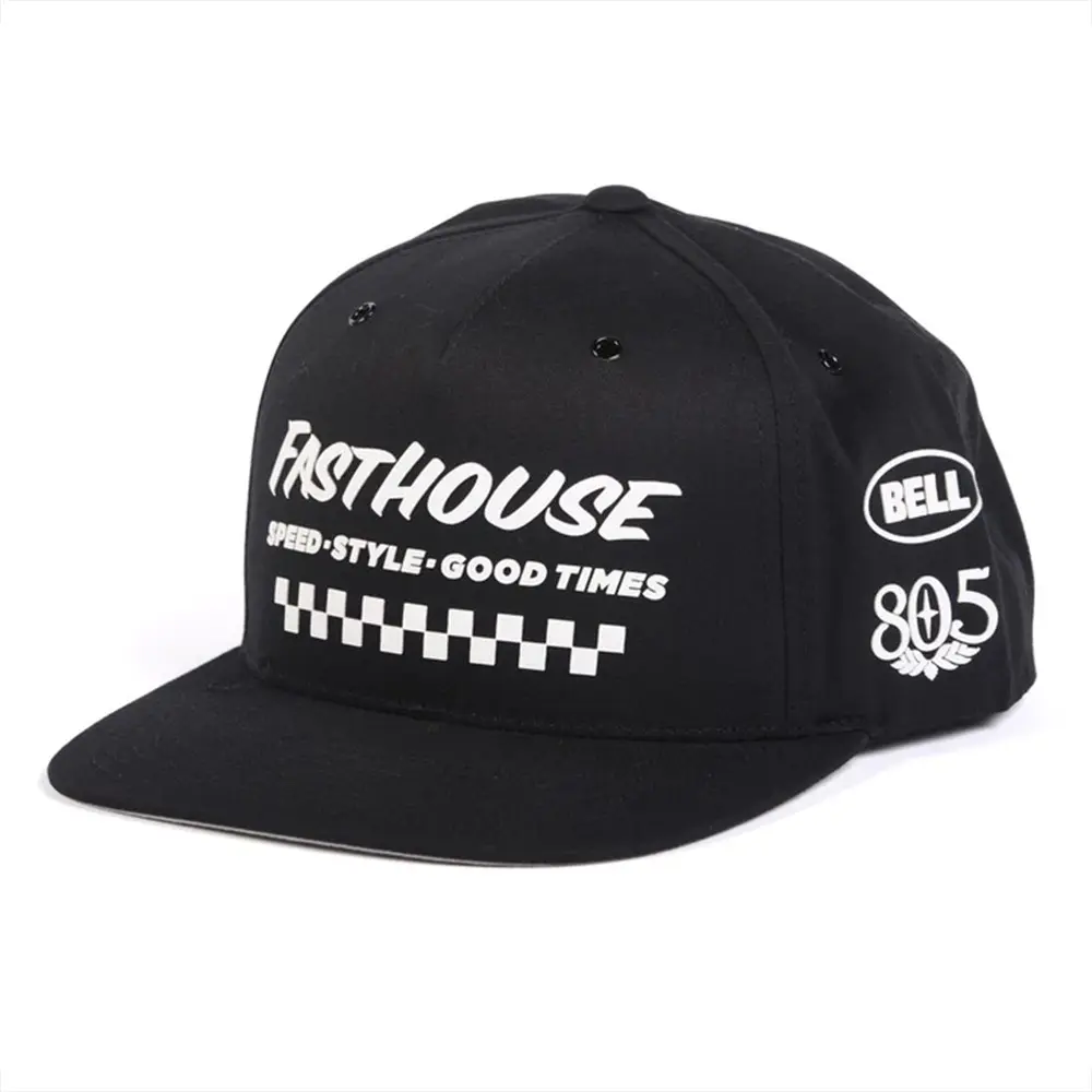 Fasthouse Hero Hat Black - One Size