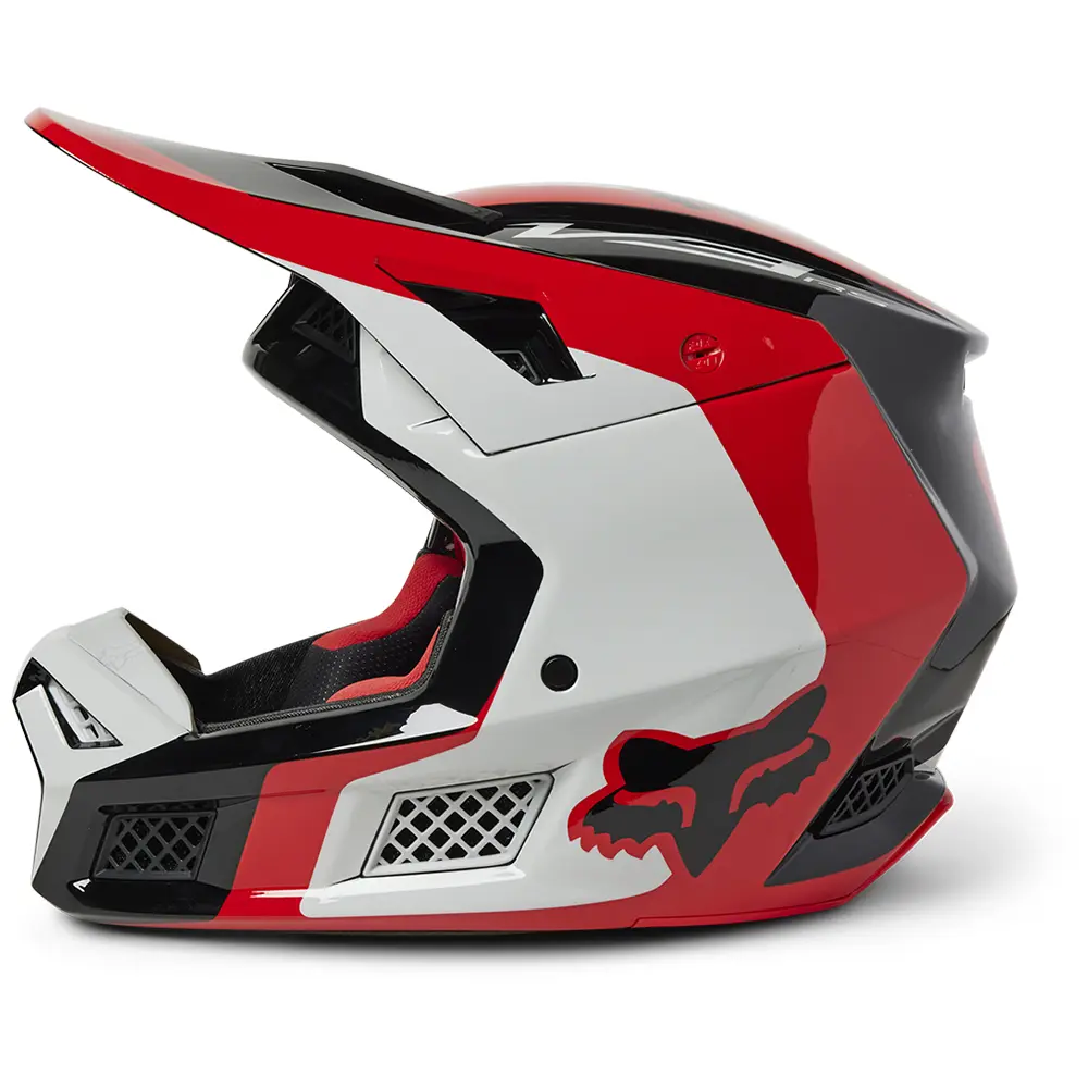 Fox V3 RS Efekt MIPS ECE Motocross Helmet Flo Red