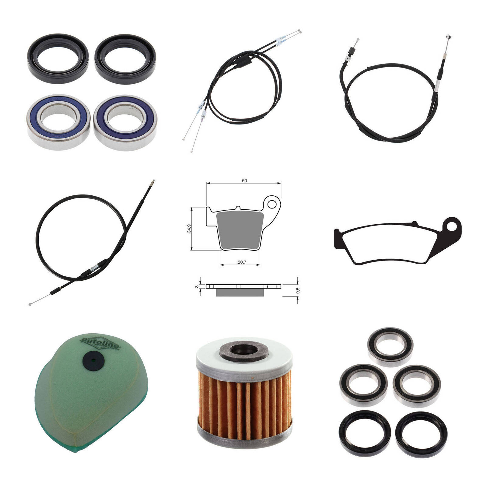 Offroad Refurb Kit - Honda CRF250R '08-'09 - Image 1