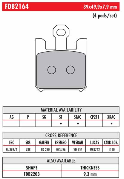 FERODO BRAKE BPADS - Image 116