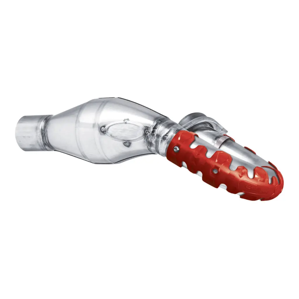 POLISPORT ARMADILLO HEAD PIPE GUARD LONG 40cm RED