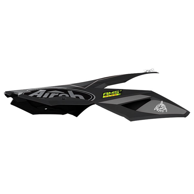 Peak Only Rampage Black Matt Aviator 3 Helmet MX Airoh [A] - Image 1