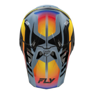 FLY Racing Formula CP Krypton Motocross Helmet - Grey / Black / Electric Fade - Image 3