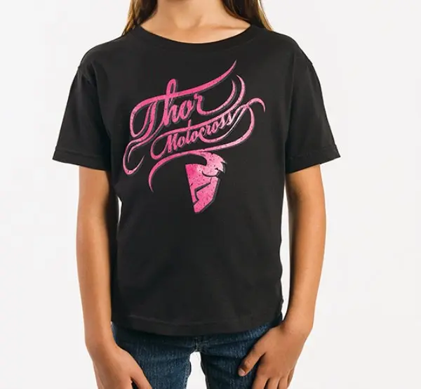 Tee Thor 2014 Girls Curly Q Black