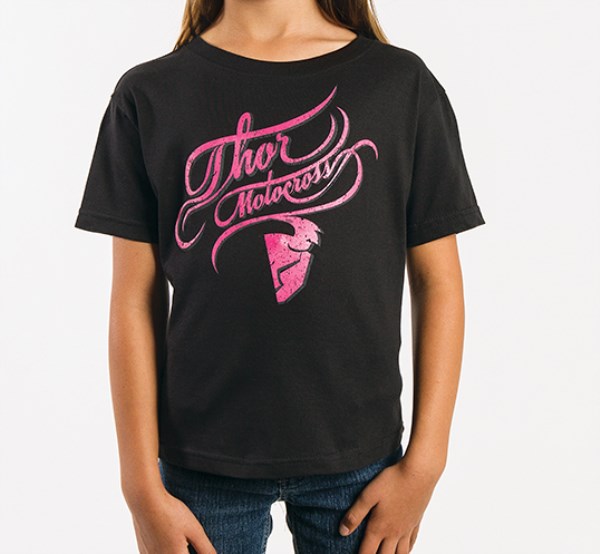 Tee Thor 2014 Girls Curly Q Black - Image 1