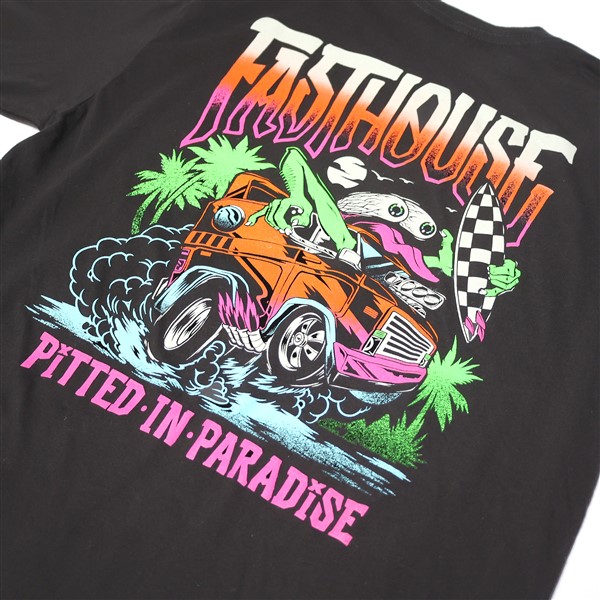 Fasthouse Pitted Tee Black - Image 2