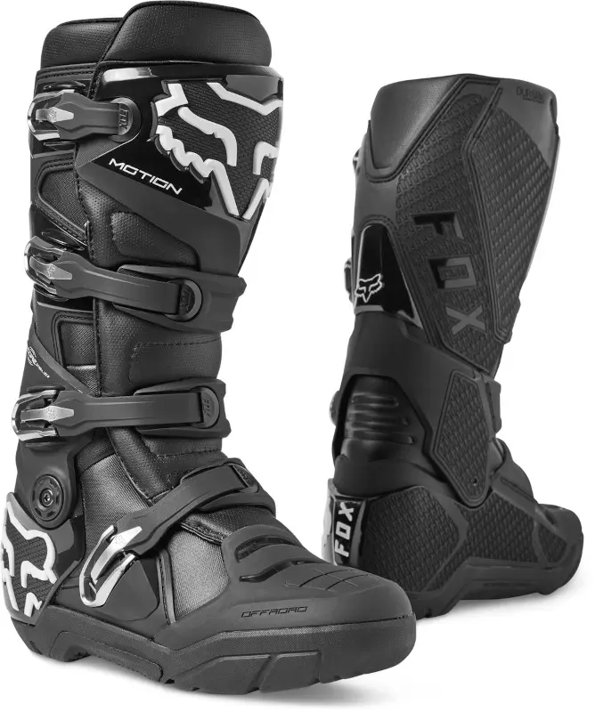 Fox Motion X Motocross Boots Black