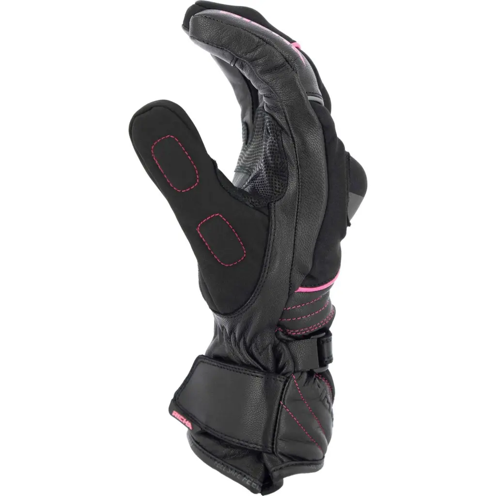 Road Gloves Richa Ella Textile Ladies Pink