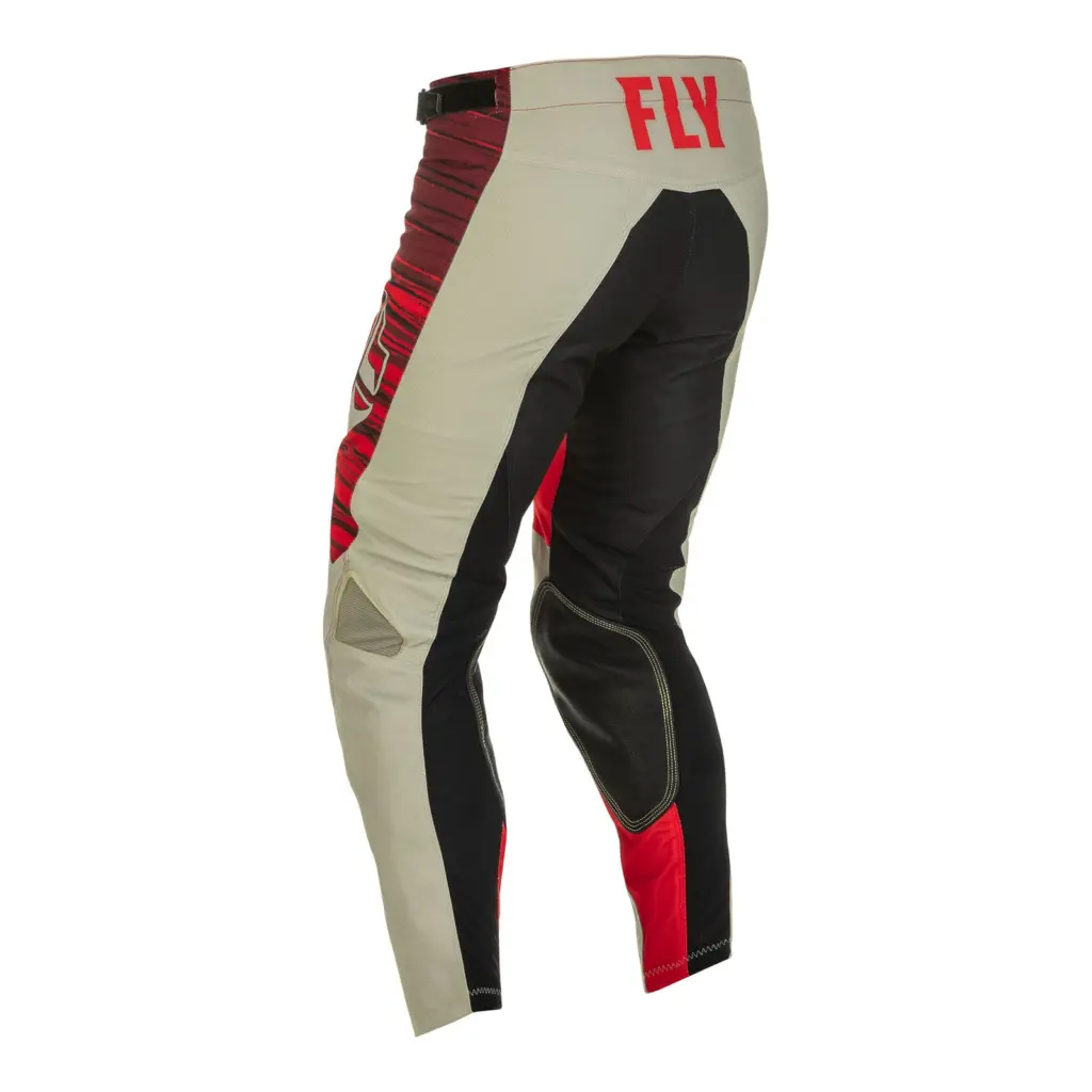 Fly Kinetic Wave Motocross Pants Light Grey/Red