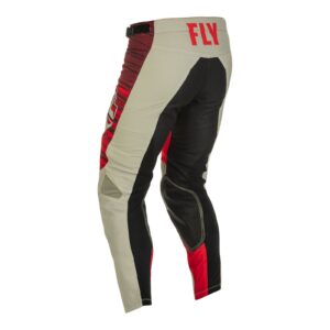 Fly Kinetic Wave Motocross Pants Light Grey/Red - Image 2